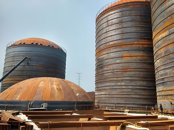 前海街道焦粉钢板仓